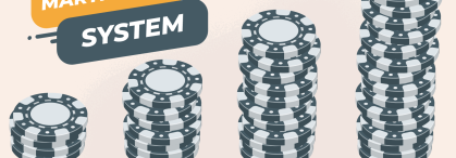 Martingale strategy and Reverse Martingale strategy in baccarat games.