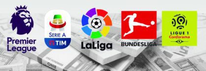 What are the five major leagues?