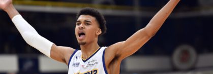The monster from France attacked the NBA officially