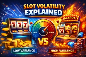 Read more about the article Slot Volatility Explained: Low vs High Variance Slots Guide