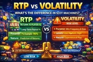 Read more about the article RTP vs Volatility: What’s the Difference in Slot Machines?
