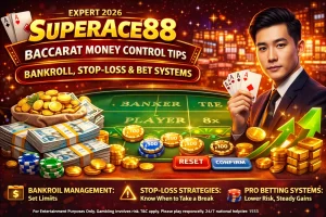 Read more about the article Expert 2026 SuperAce88 Baccarat Money Control Tips: Bankroll, Stop-Loss & Bet Systems