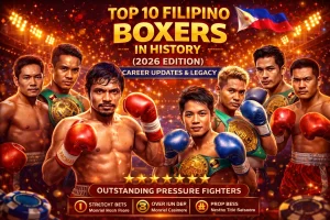 Read more about the article Top 10 Filipino Boxers in History (2026 Edition): Career Updates & Legacy