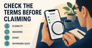 Read more about the article Casino Bonus Terms Checklist: What to Read Before Claiming