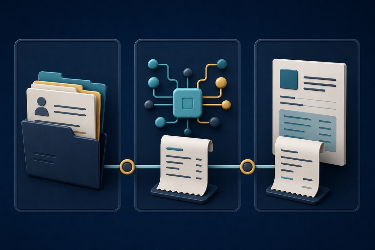 Diagram separating platform records, payment processor references and destination evidence.