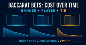 Read more about the article Baccarat House Edge Calculator: Banker, Player and Tie Costs