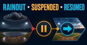 Read more about the article Baseball Bet Settlement Rules: Rainouts, Suspended Games, Extra Innings and Listed Pitchers